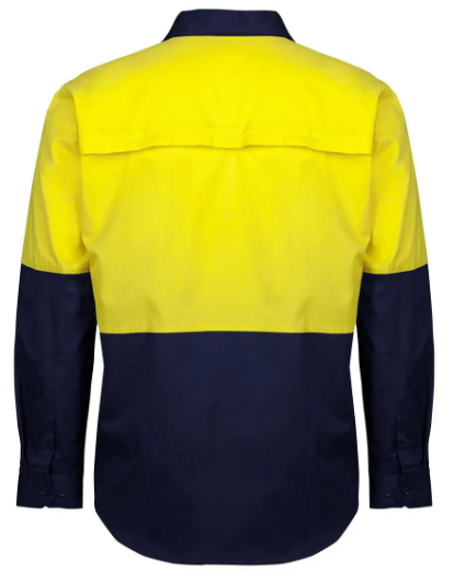 Picture of JB's Wear, HV Close Front L/S 150G Work Shirt